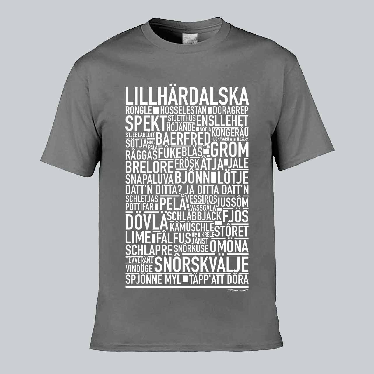 Lillhärdalska Dialekt Text T-shirt