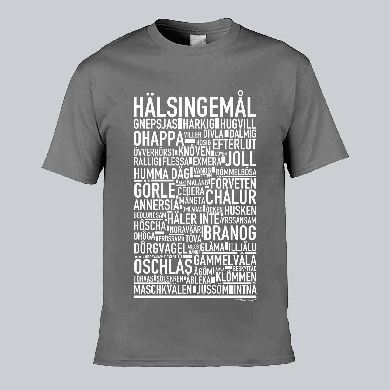 Hälsingemål Dialekt Text T-shirt