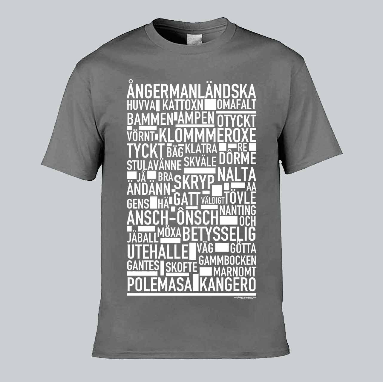 Ångermanländska Dialekt Text T-shirt