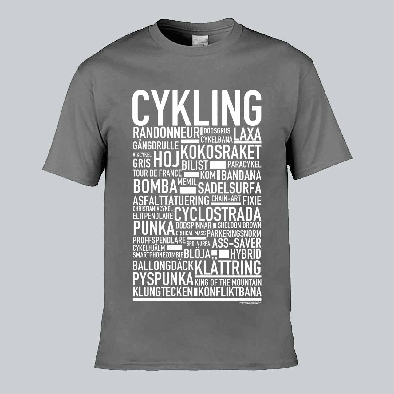 Cykling Text T-shirt