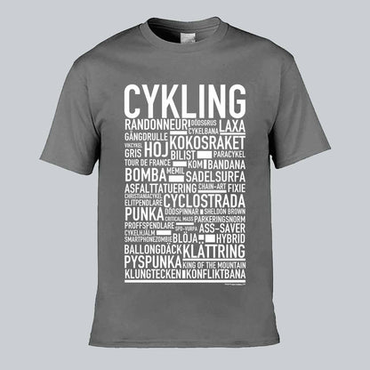 Cykling Text T-shirt