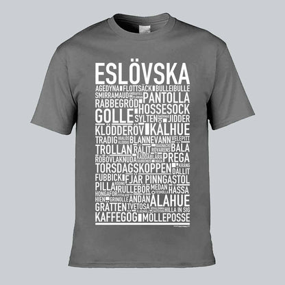 Eslövska Dialekt Text T-shirt