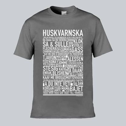 Huskvarnska Dialekt Text T-shirt