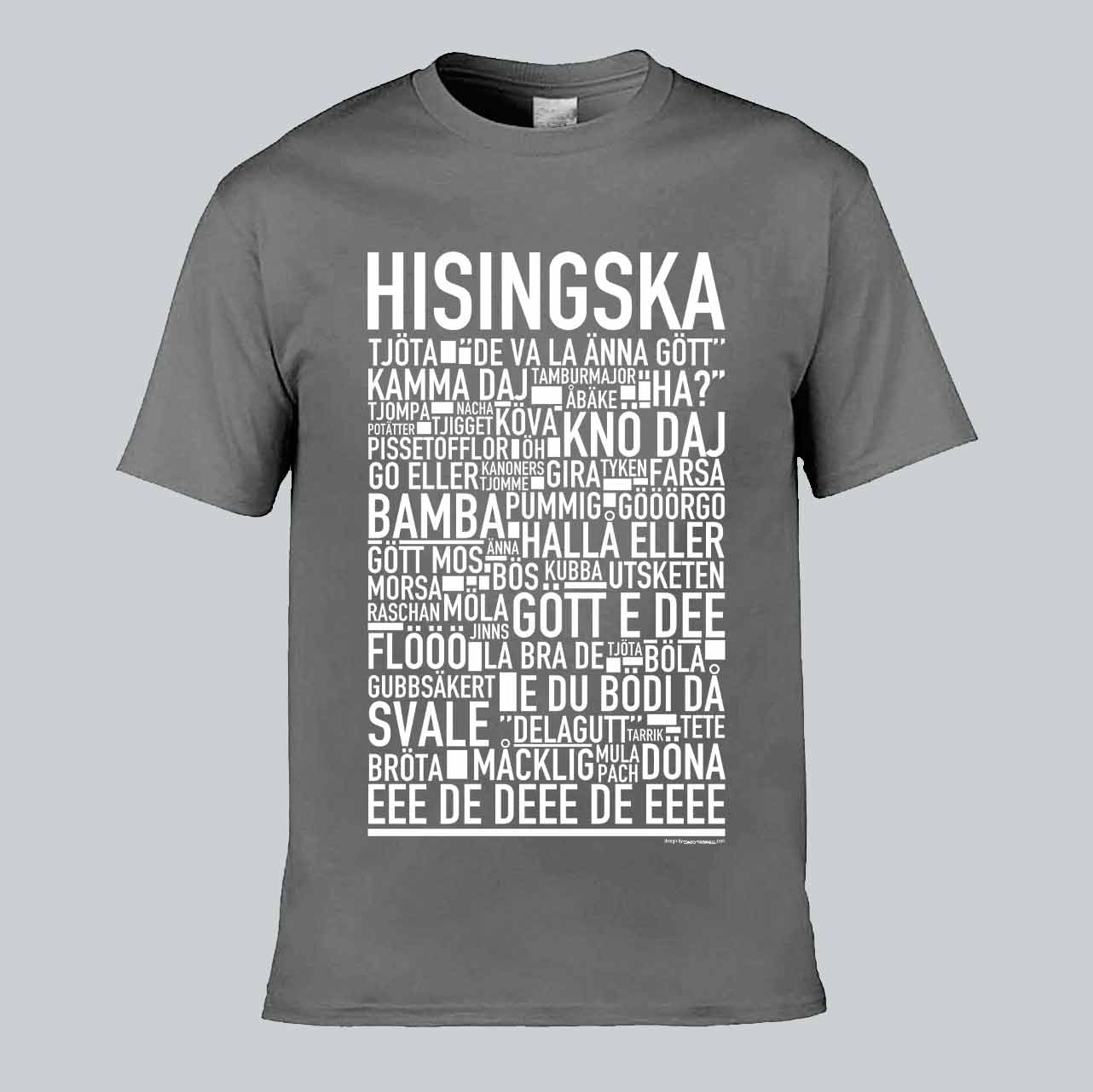 Hisingska Dialekt Text T-shirt