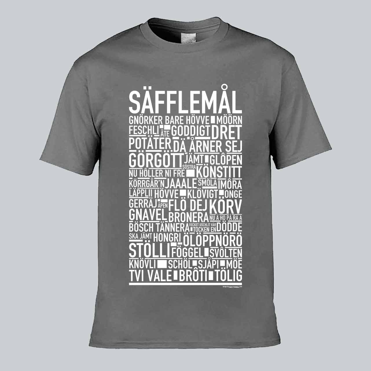 Säfflemål Dialekt Text T-shirt