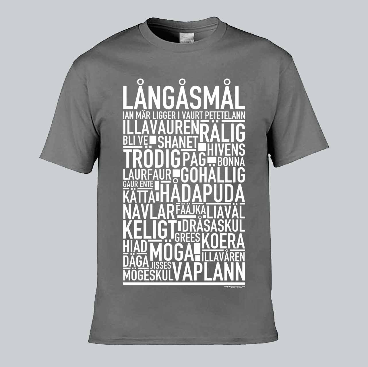 Långåsmål Dialekt Text T-shirt