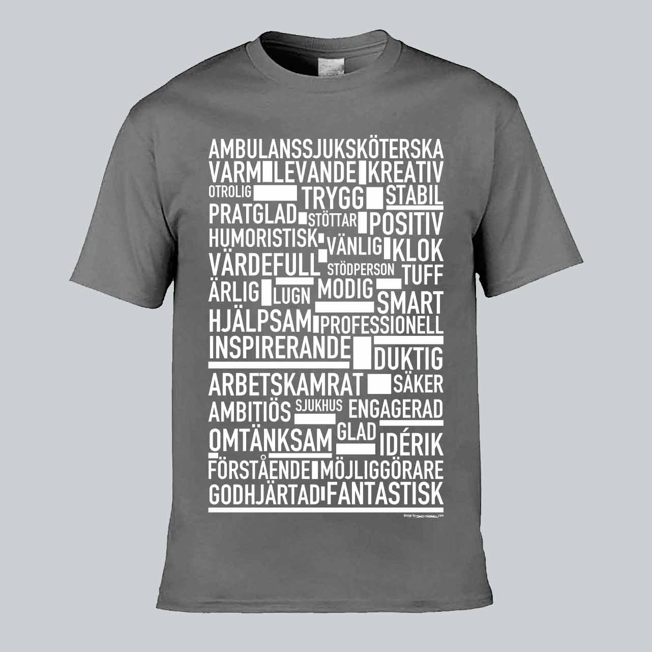 Ambulanssjuksköterska Text T-shirt