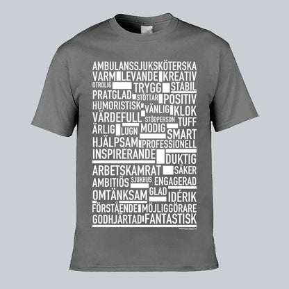 Ambulanssjuksköterska Text T-shirt