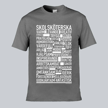 Skolsköterska Text T-shirt