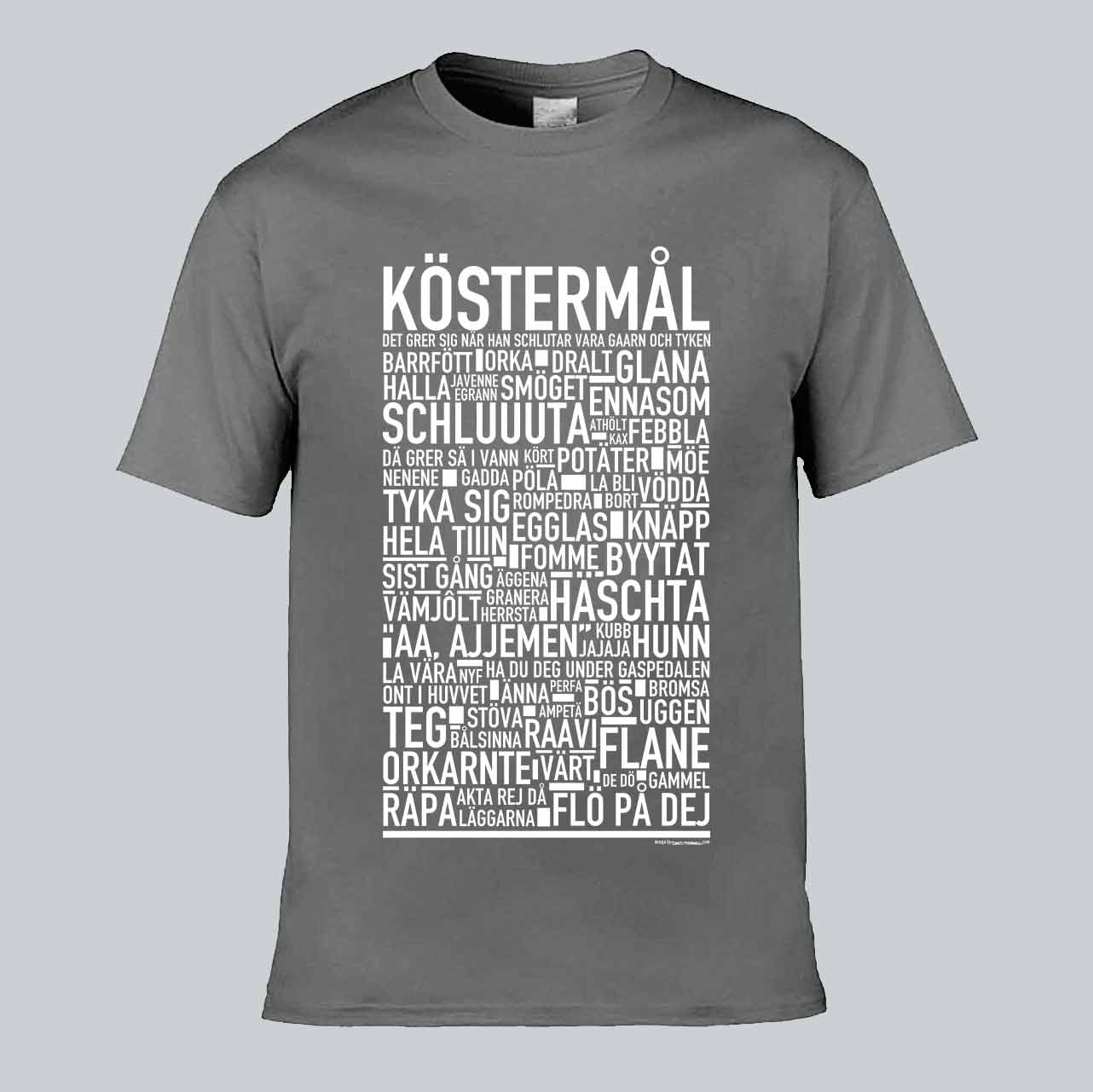 Köstermål Dialekt Text T-shirt