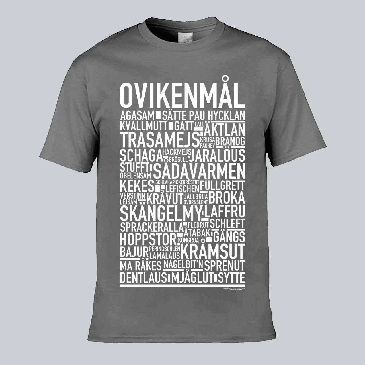 Ovikenmål Dialekt Text T-shirt
