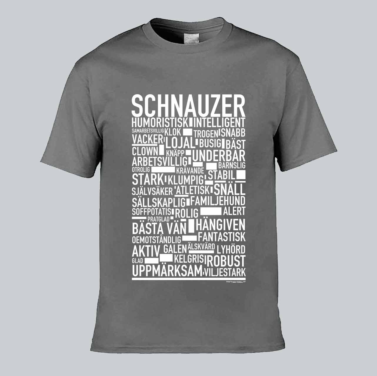 Schnauzer Text T-shirt