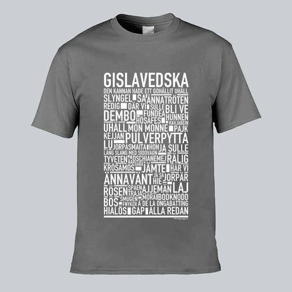 Gislavedska Dialekt Text T-shirt