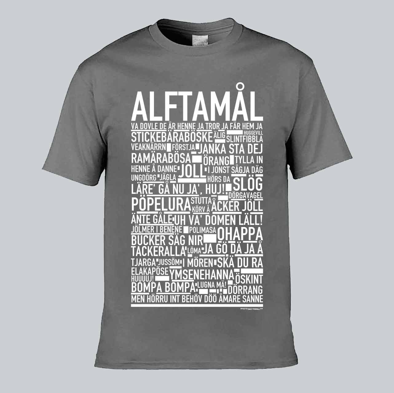 Alftamål Dialekt Text T-shirt