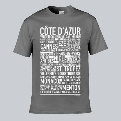 Côte d'Azur Text T-shirt