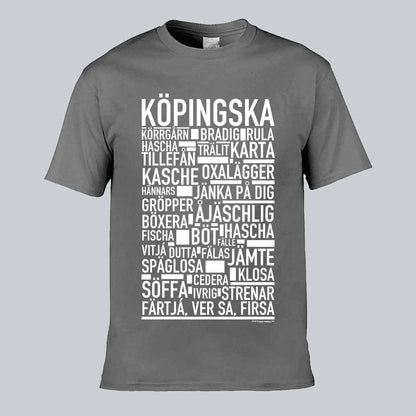 Köpingska Dialekt Text T-shirt