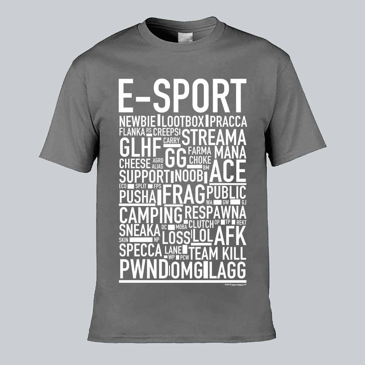 E-Sport Text T-shirt