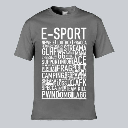 E-Sport Text T-shirt
