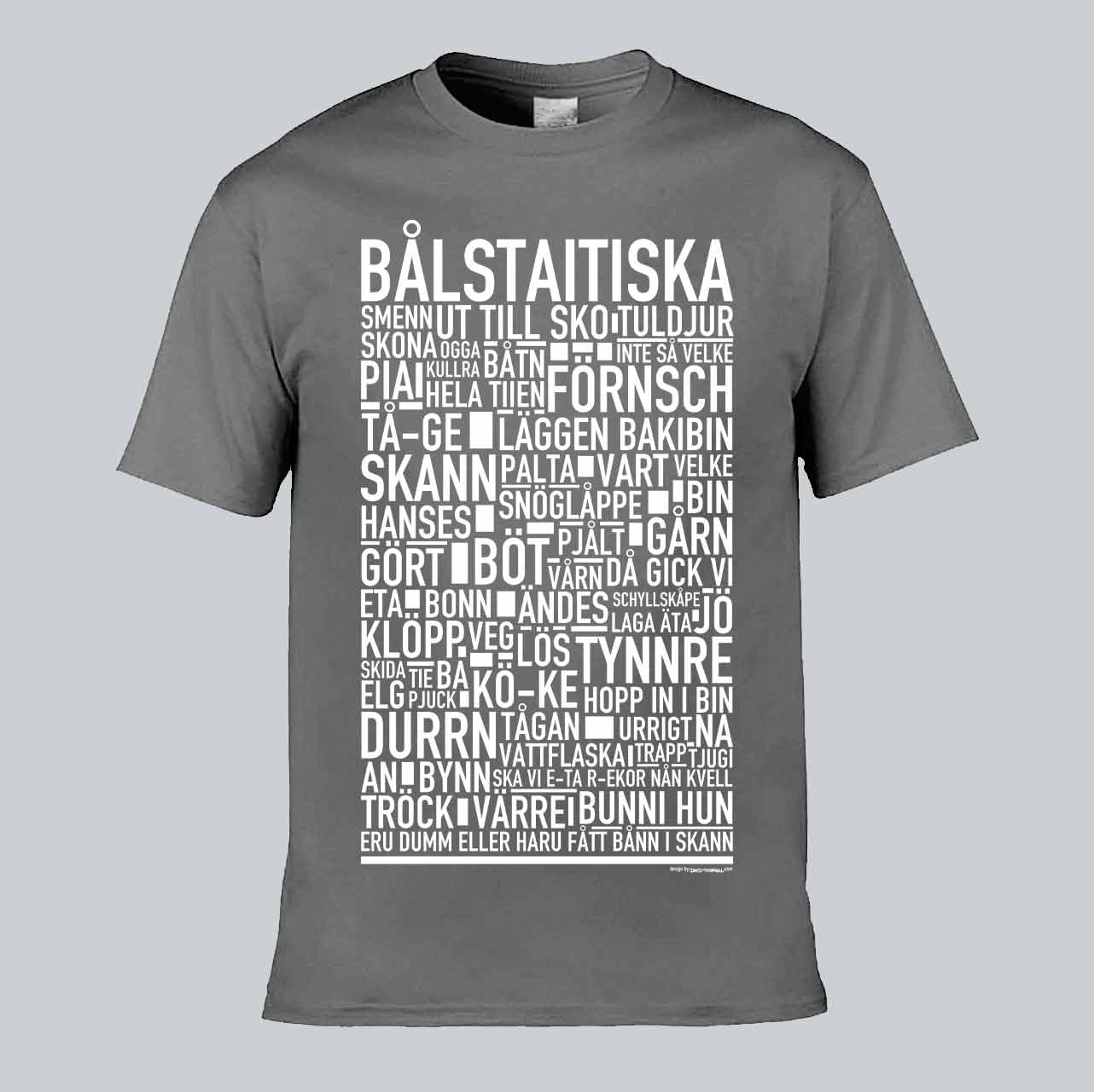 Bålstaitiska Dialekt Text T-shirt