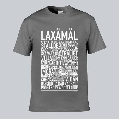 Laxåmål Dialekt Text T-shirt