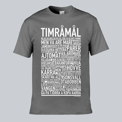 Timråmål Dialekt Text T-shirt