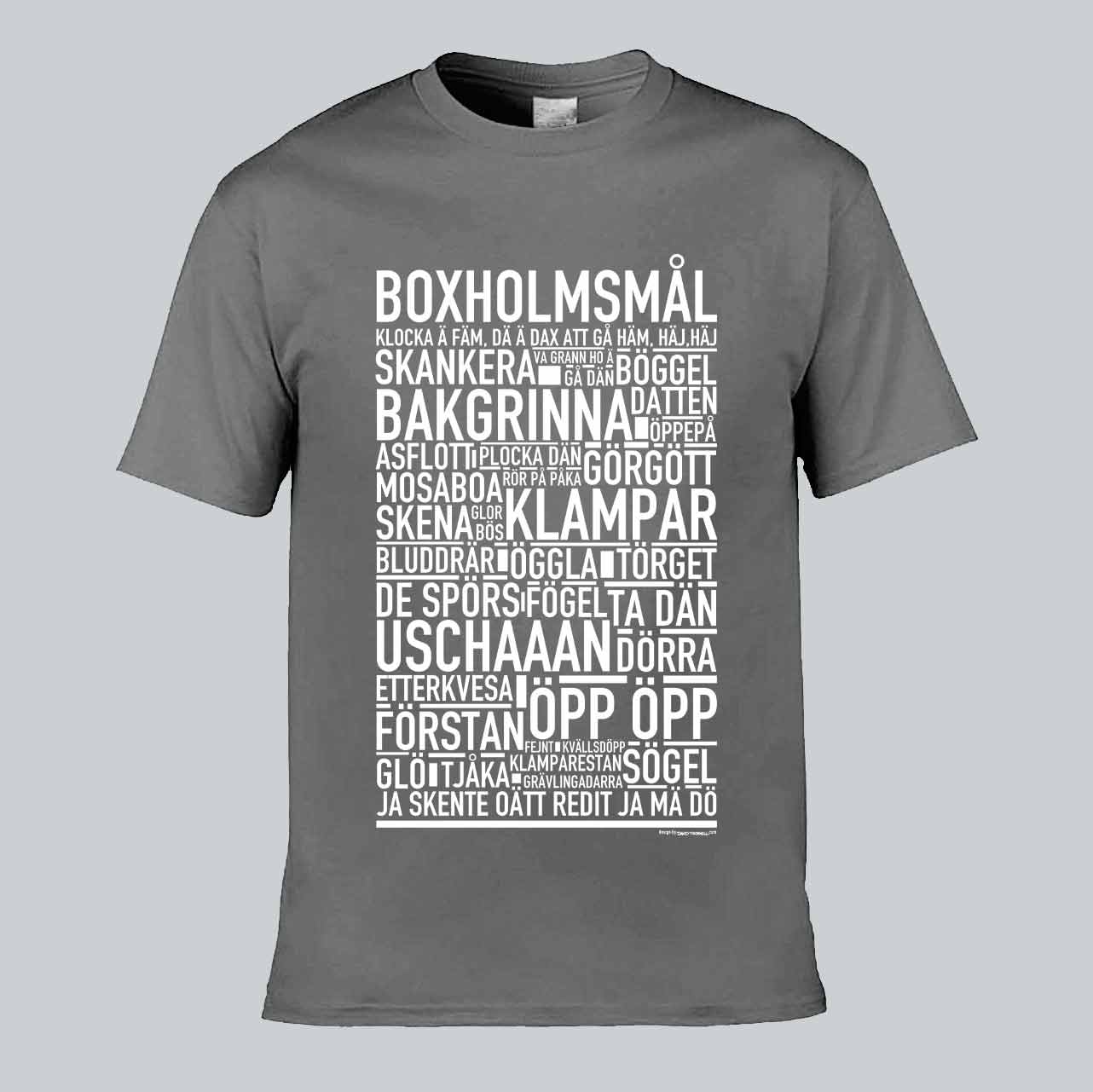Boxholmsmål Dialekt Text T-shirt
