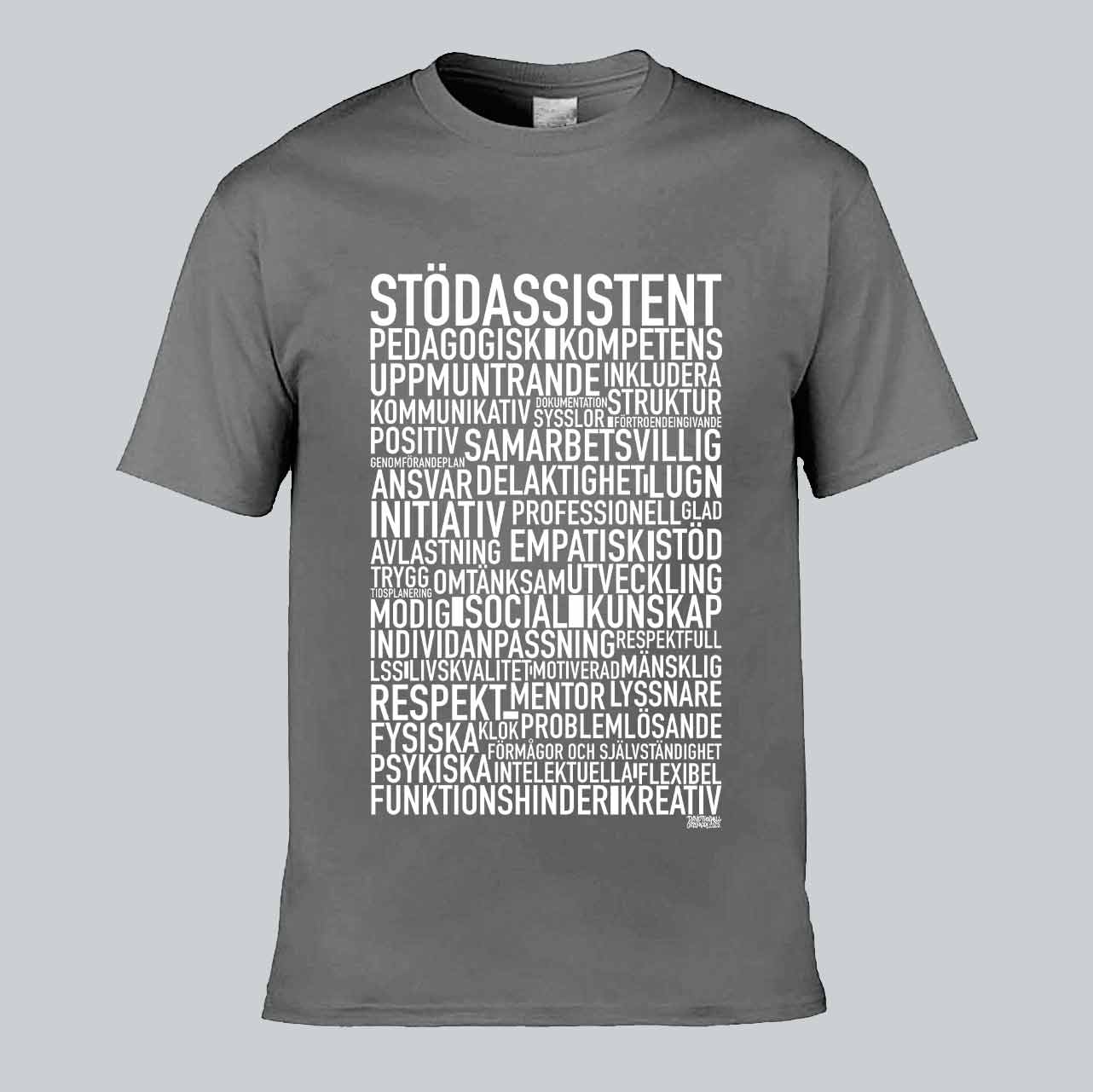 Stödassistent 2025 Text T-shirt