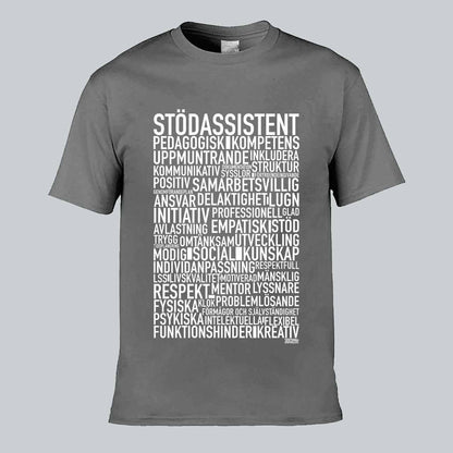 Stödassistent 2025 Text T-shirt