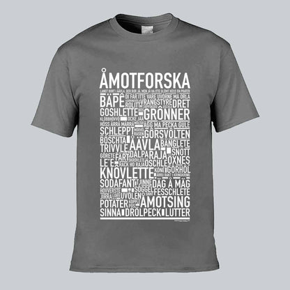 Åmotforska Dialekt Text T-shirt