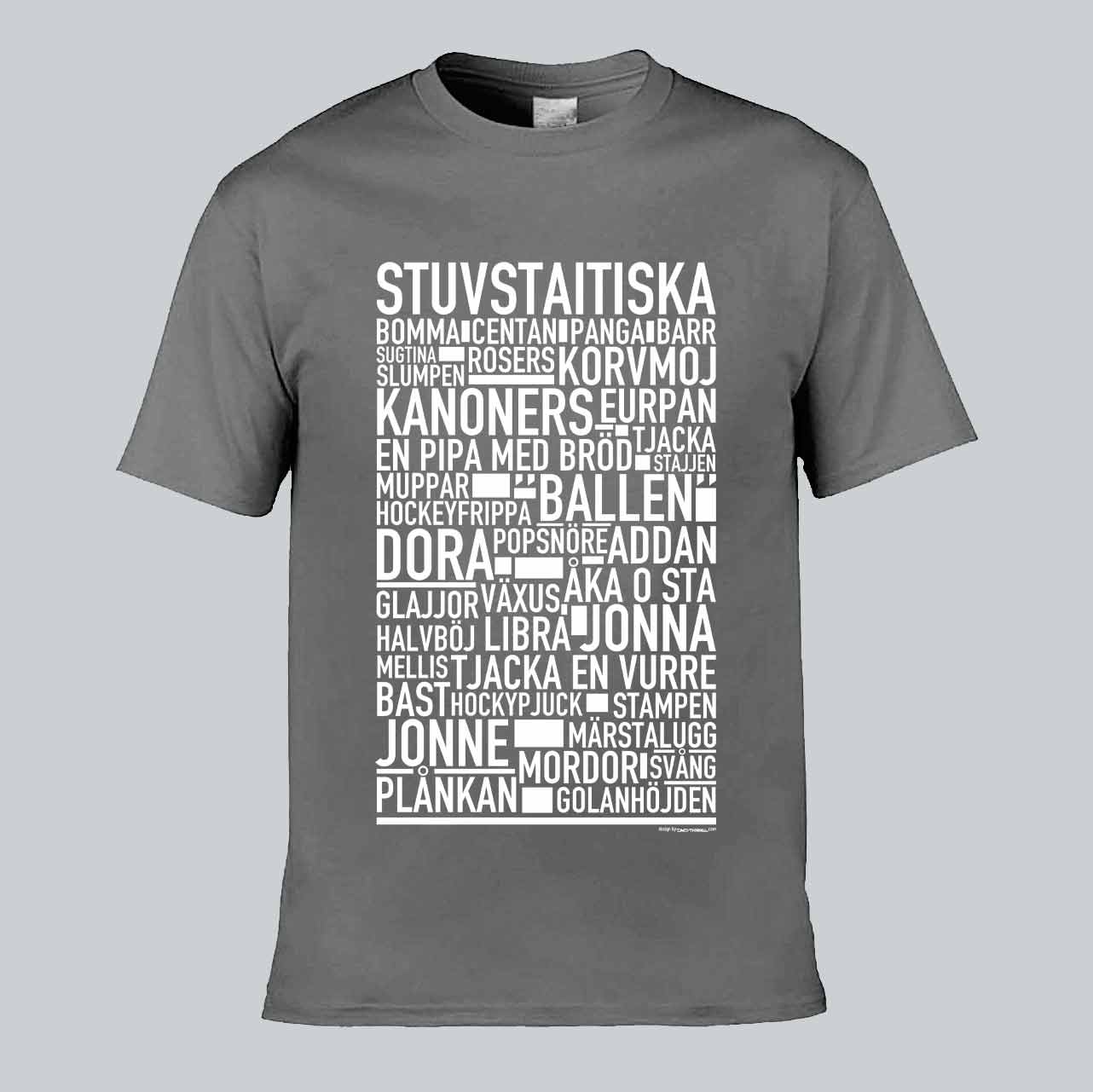 Stuvstaitiska Dialekt Text T-shirt