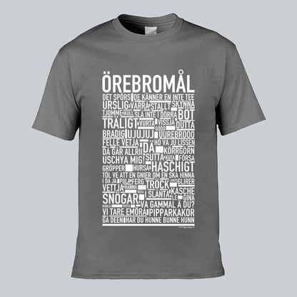 Örebromål Dialekt Text T-shirt