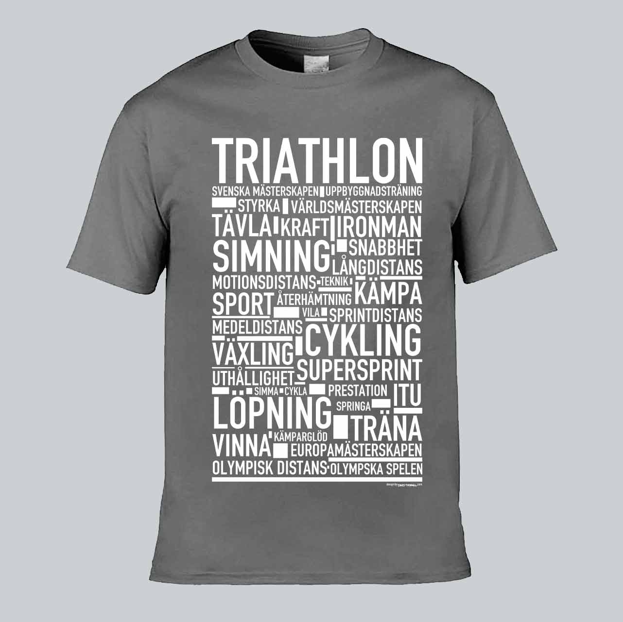 Triathlon Text T-shirt