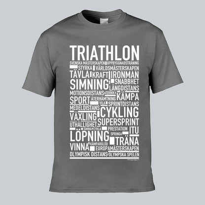 Triathlon Text T-shirt