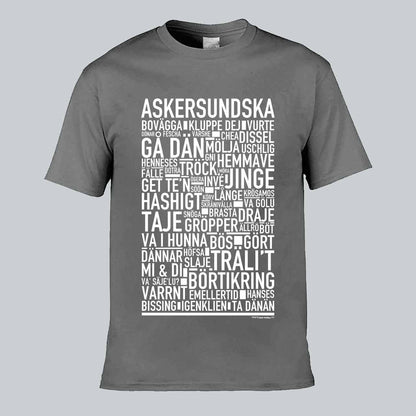 Askersundska Dialekt Text T-shirt