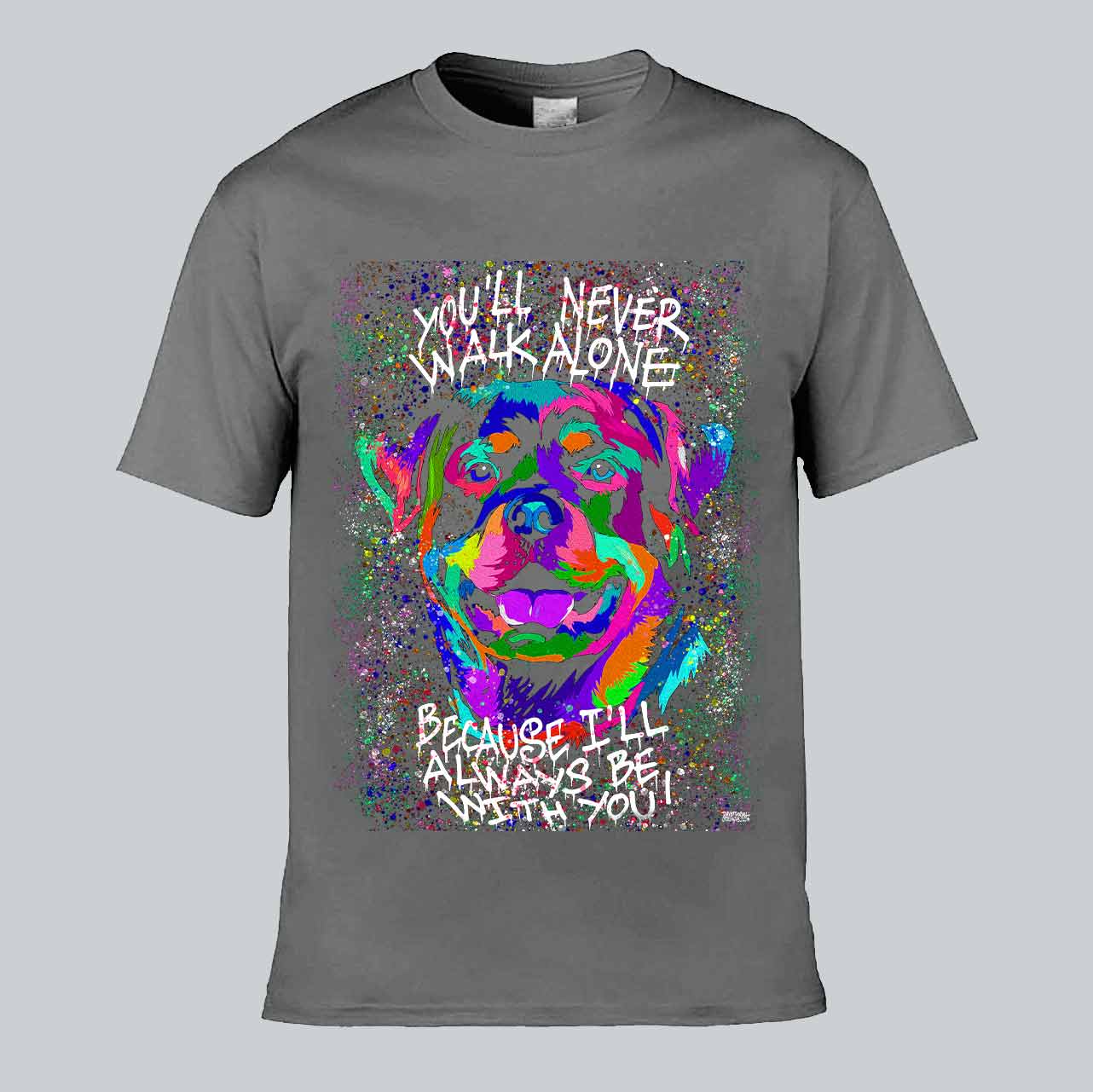 Rottweiler Walk Alone T-shirt