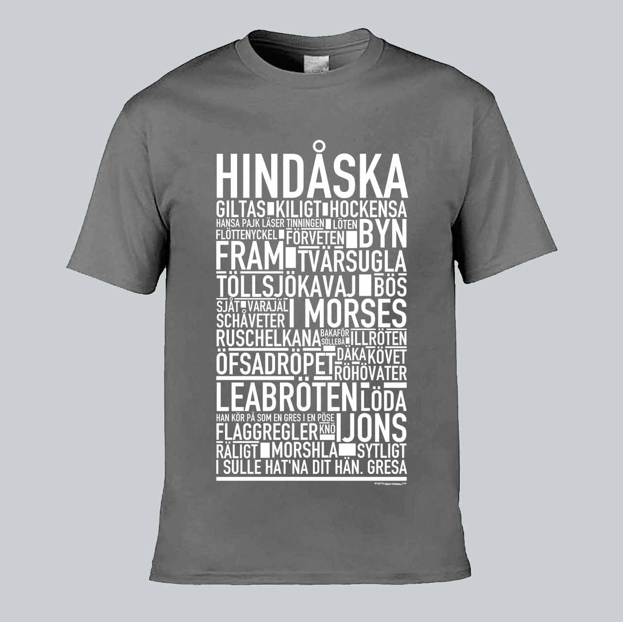 Hindåska Dialekt Text T-shirt