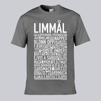 Limmål Dialekt Text T-shirt