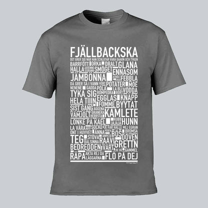 Fjällbackska Dialekt Text T-shirt
