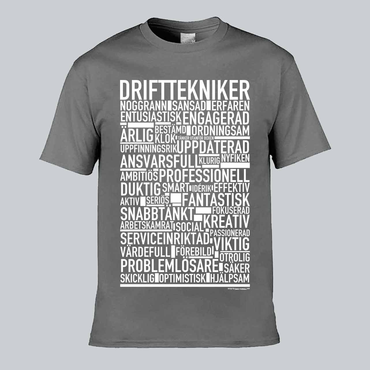 Drifttekniker Text T-shirt