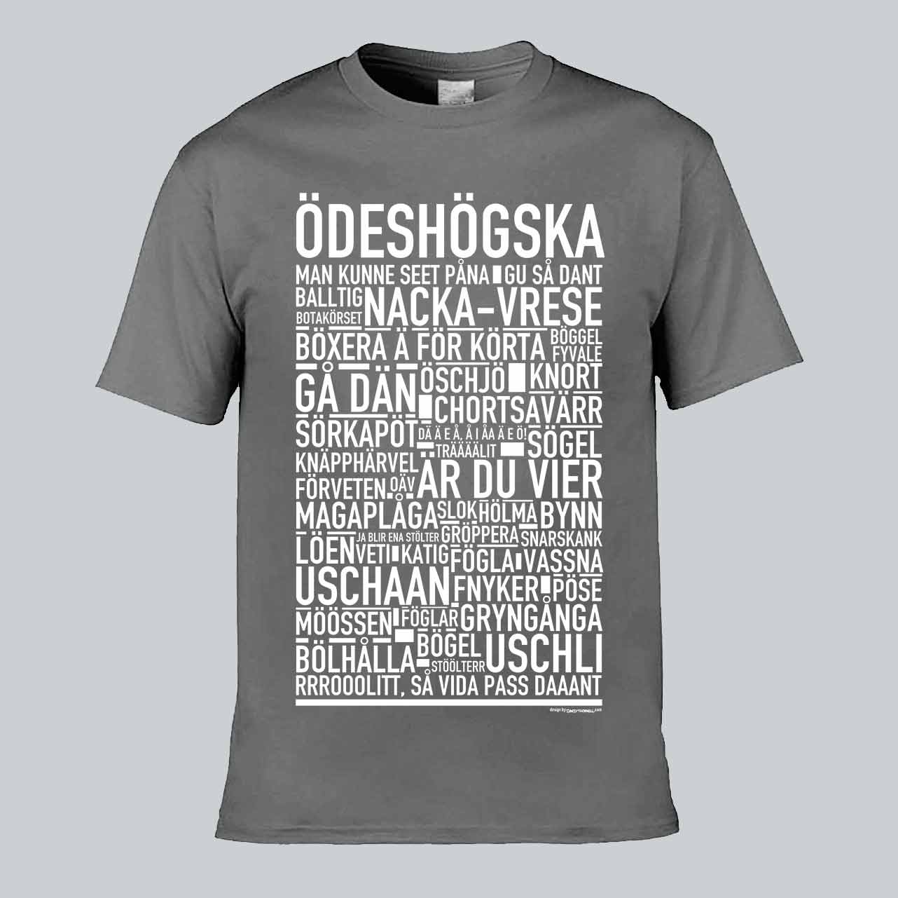 Ödeshögska Dialekt Text T-shirt