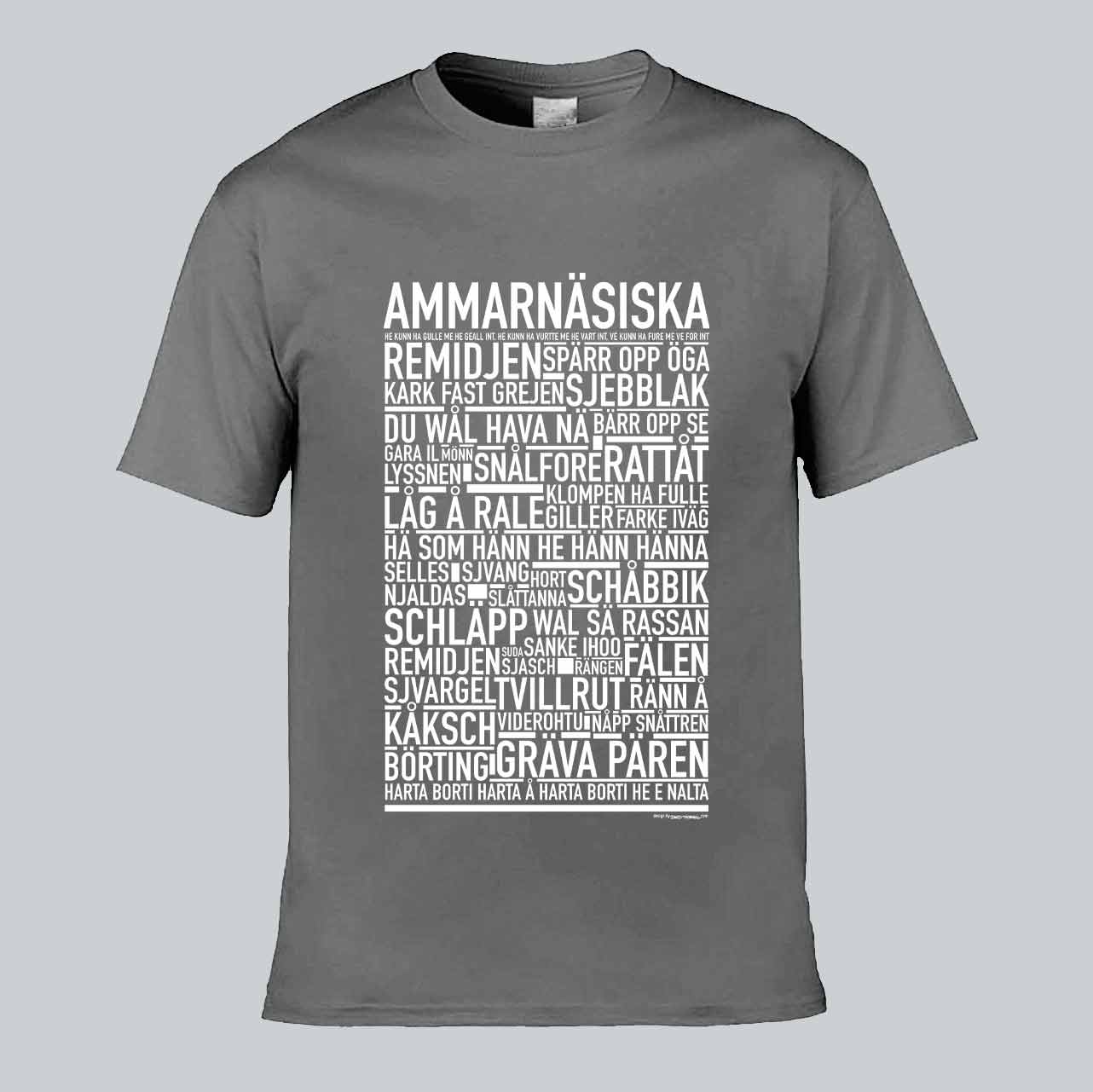 Ammarnäsiska Dialekt Text T-shirt