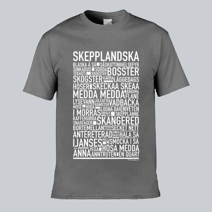 Skepplandska Dialekt Text T-shirt