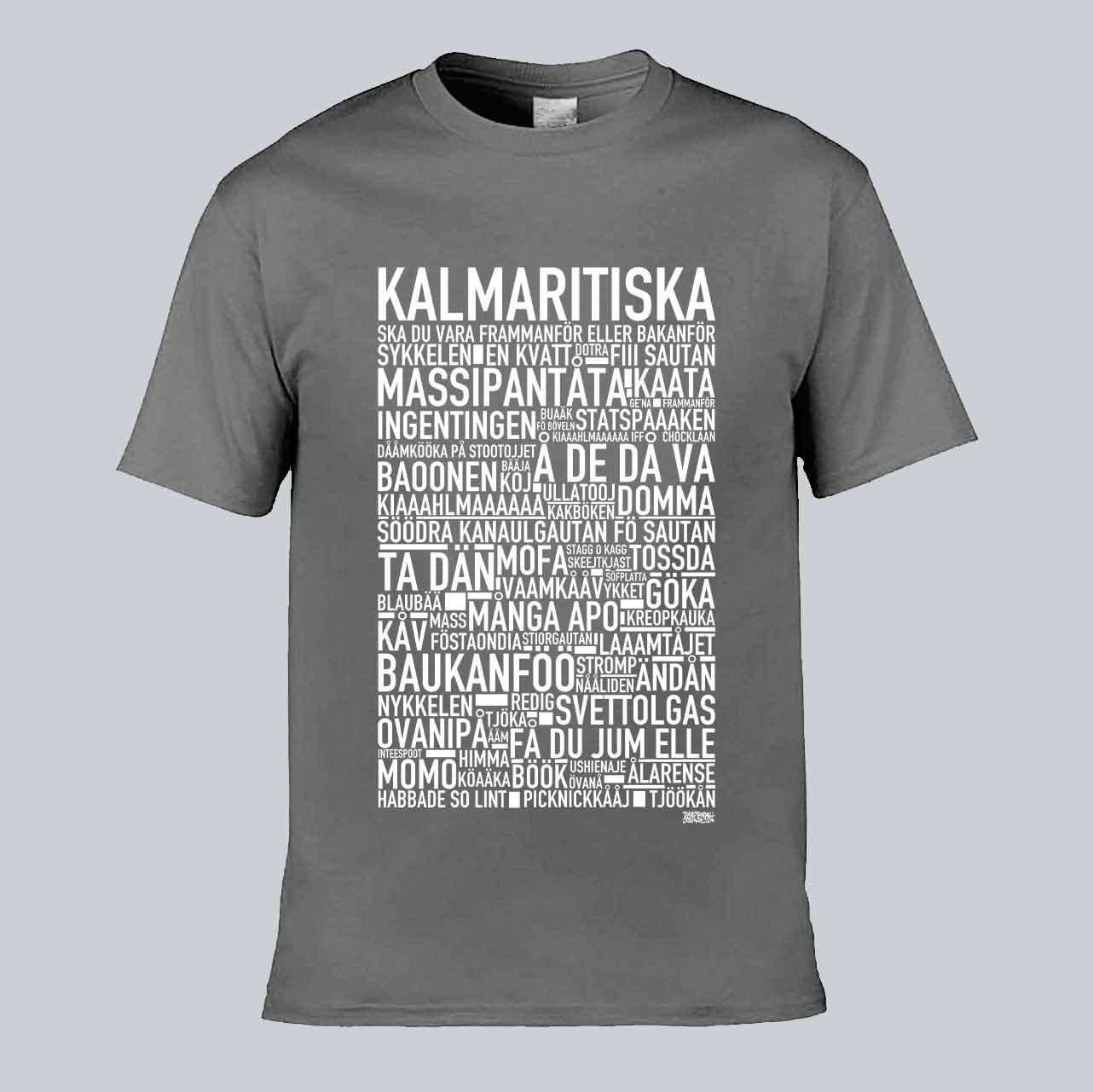 Kalmaritiska Dialekt Text T-shirt