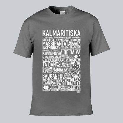 Kalmaritiska Dialekt Text T-shirt