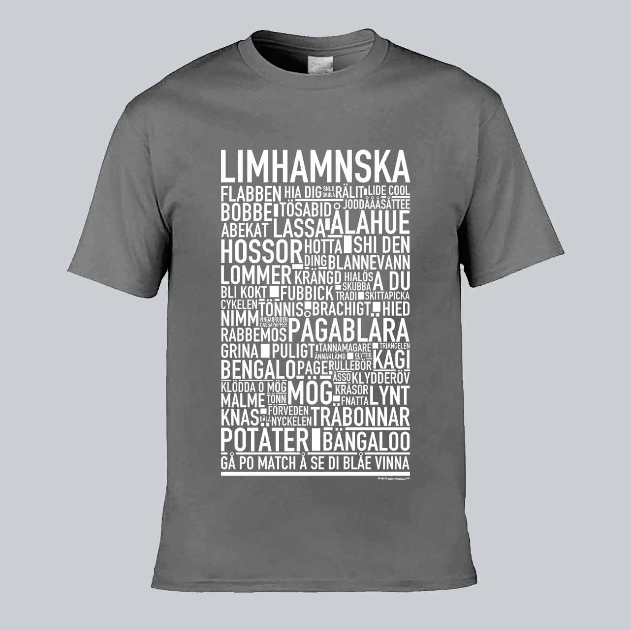 Limhamnska Dialekt Text T-shirt