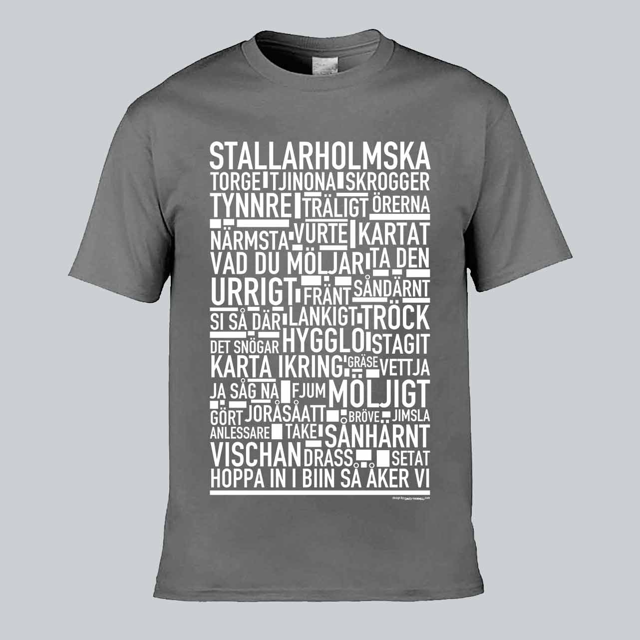 Stallarholmska Dialekt Text T-shirt