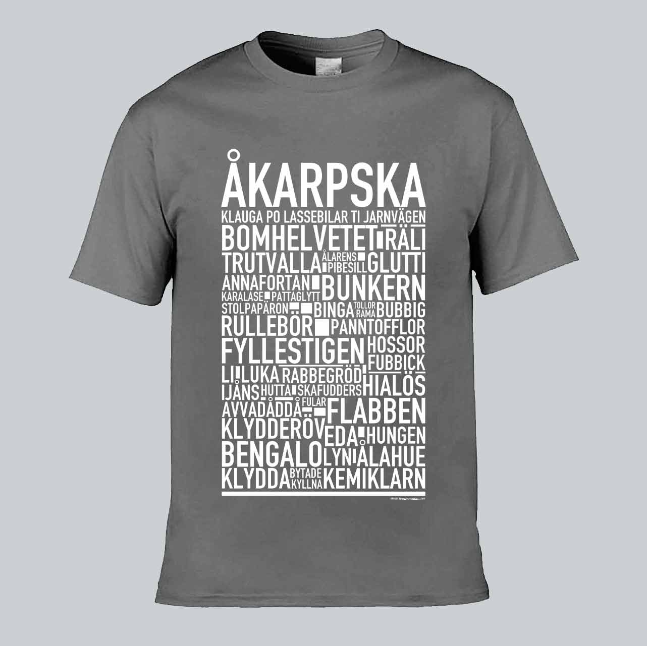 Åkarpska Dialekt Text T-shirt