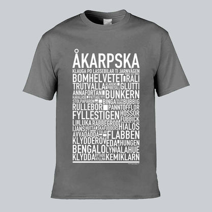 Åkarpska Dialekt Text T-shirt