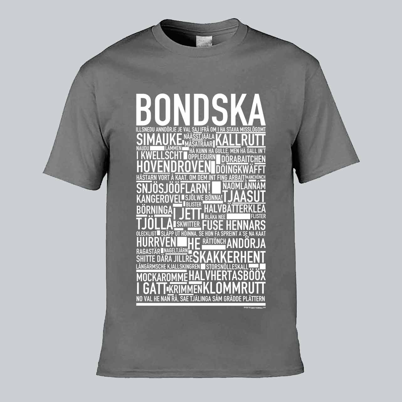 Bondska Dialekt Text T-shirt
