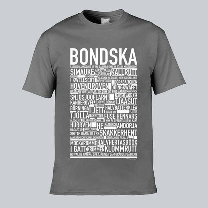 Bondska Dialekt Text T-shirt
